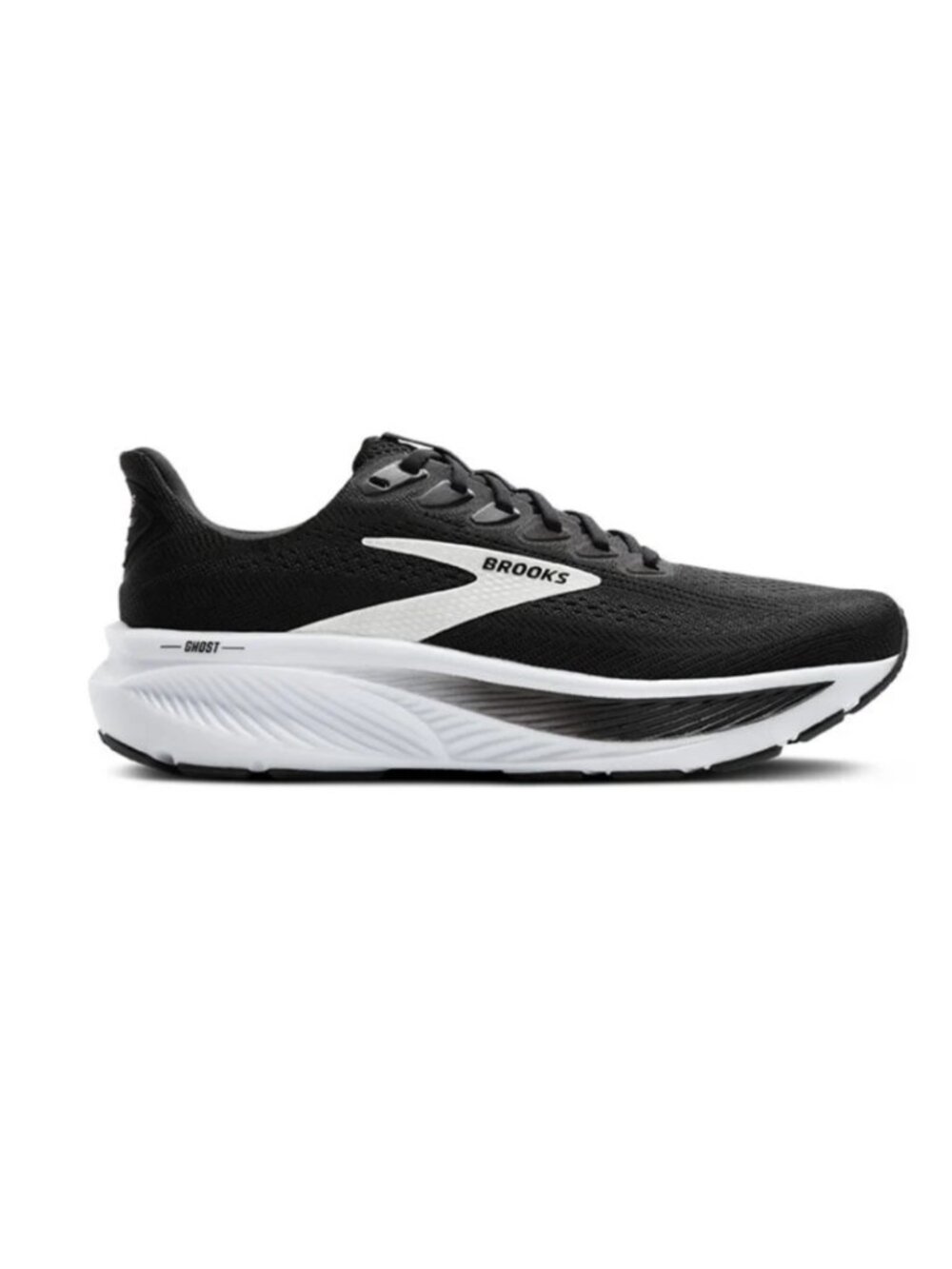 NWOB Brooks Ghost 17 • Size 9.5 • Black / White